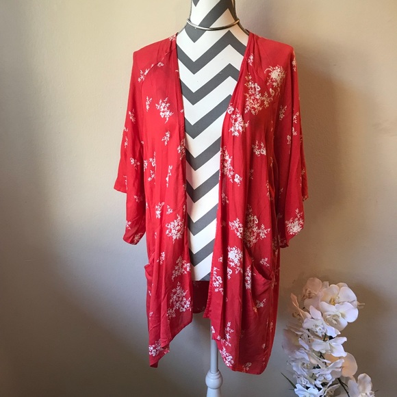 Billabong Other - NWT Billabong Red Beach Cover-up S/M